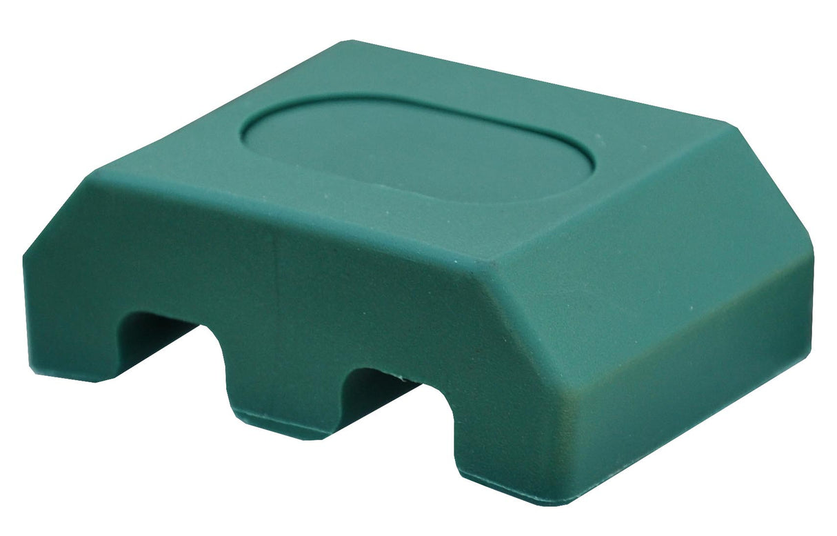 Úchyt na stĺpik 40x60mm PVC zelená