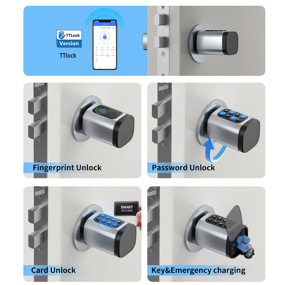 Double lock cylinder 70-90mm SMART