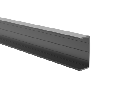 Aluminum U-adapter 45x20-1850mm R7016