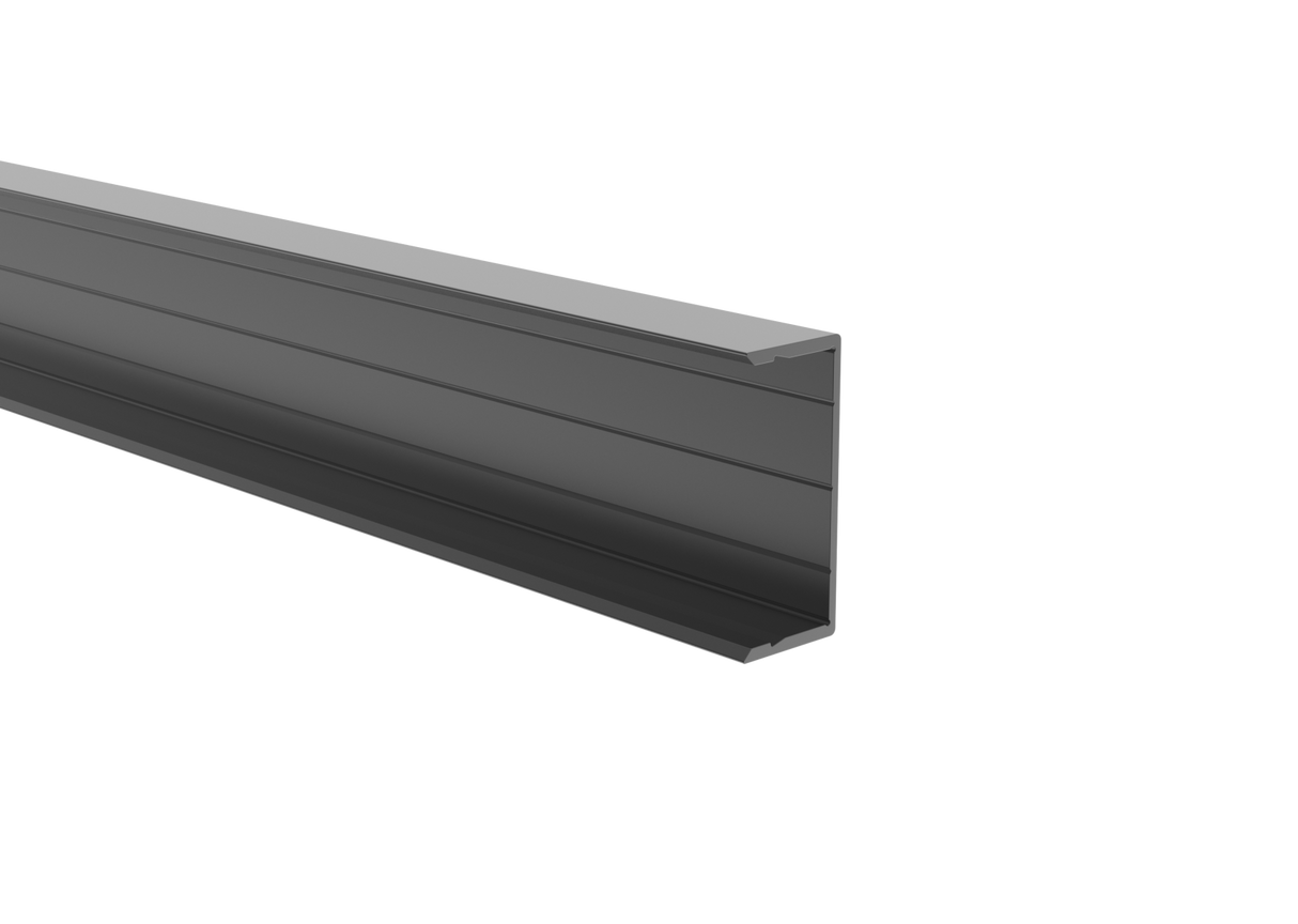 Aluminum U-adapter 45x20-1850mm R7016