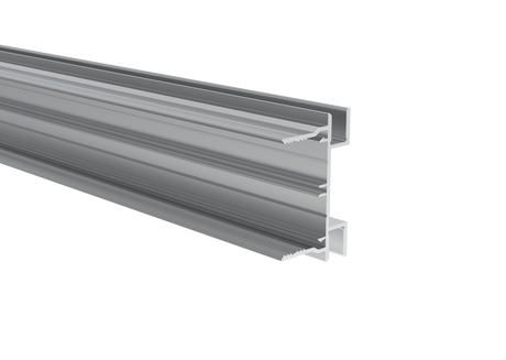 Aluminum fence adapter for 40mm fillings - 6000mm
