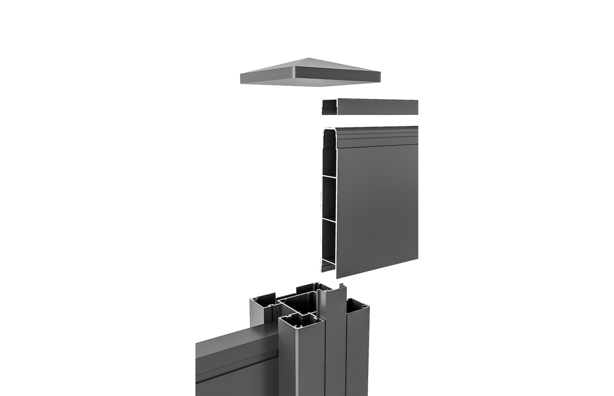 Aluminum fence infill 20x120x1800mm