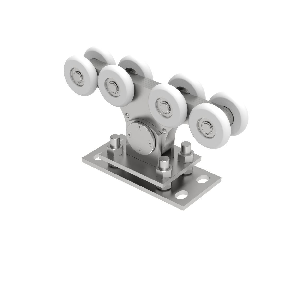 Cantilever gate carriage Zn+NYLON, profile 90x99mm