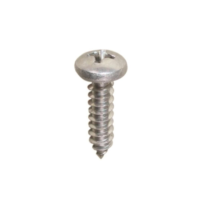 Pan head chipboard screw, full thread, stainless steel