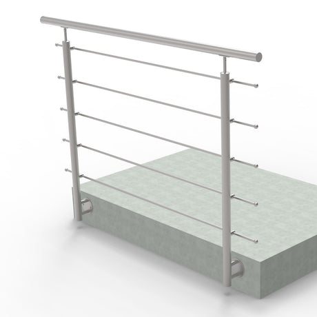 Stainless railing, AISI304, 1500x1000mm, BR