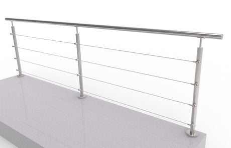 Cable railing AISI304, AISI304, D42,4/4xd5/H900/L3