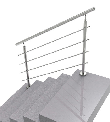 Railing AISI304-polished, VR STAIRS AISI304, D42,4