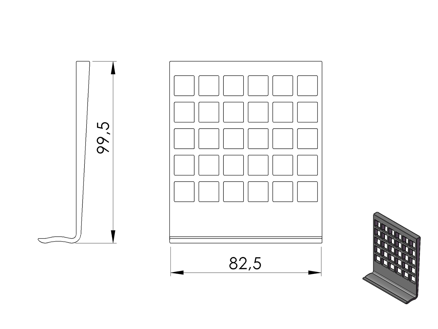 PVC Glass inlay Plast