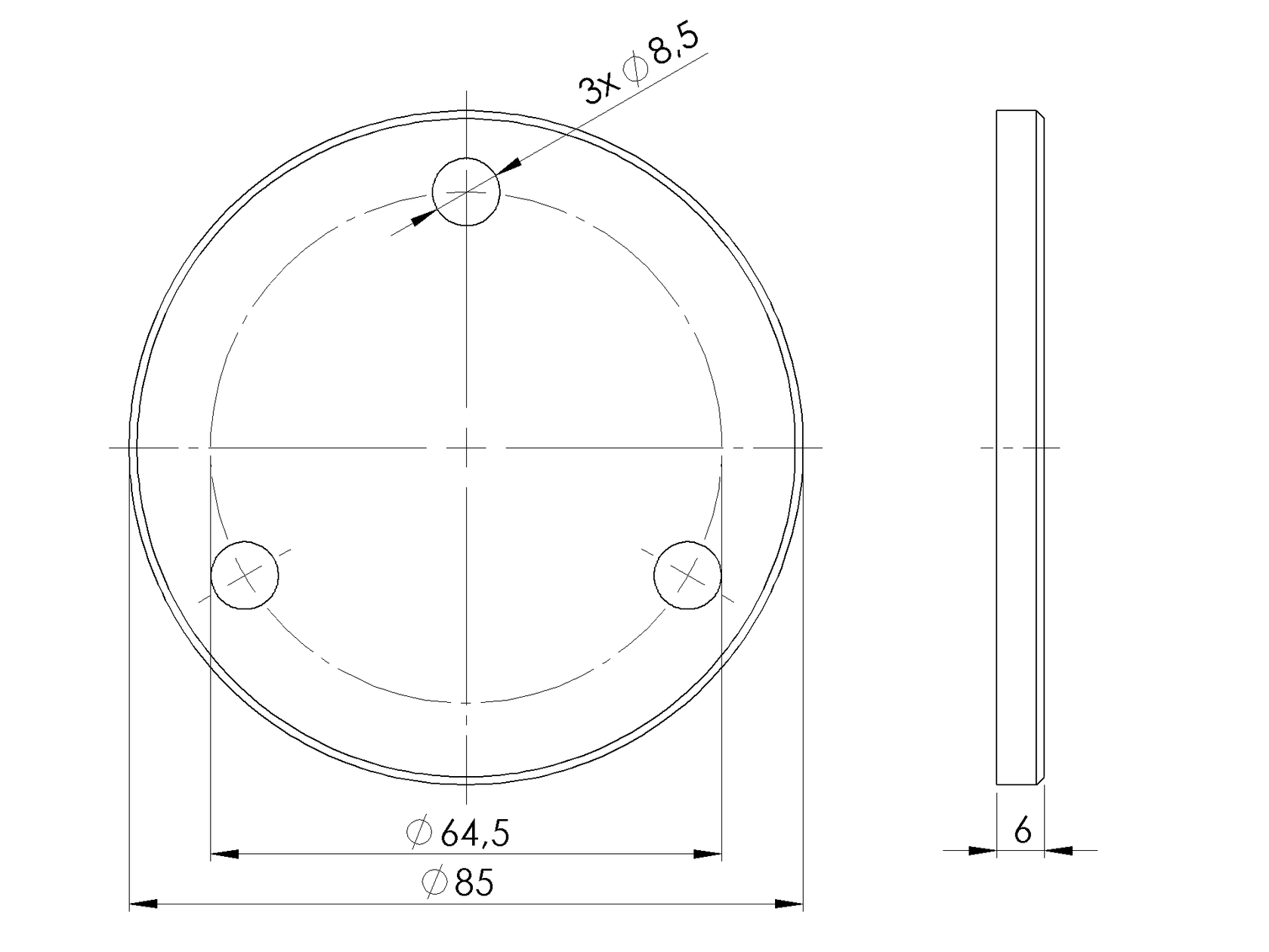 Upper anchoring - flange