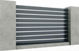 Aluminium fence assembly with slat 20x120, 1.7x2,5m