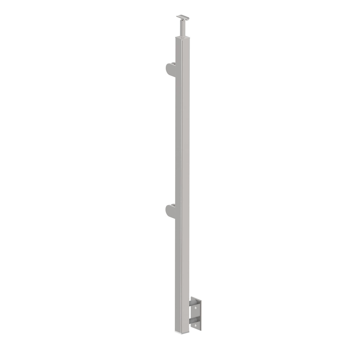 Inox pole JP, BS, stairs, left AISI304, 40x40x2/2x