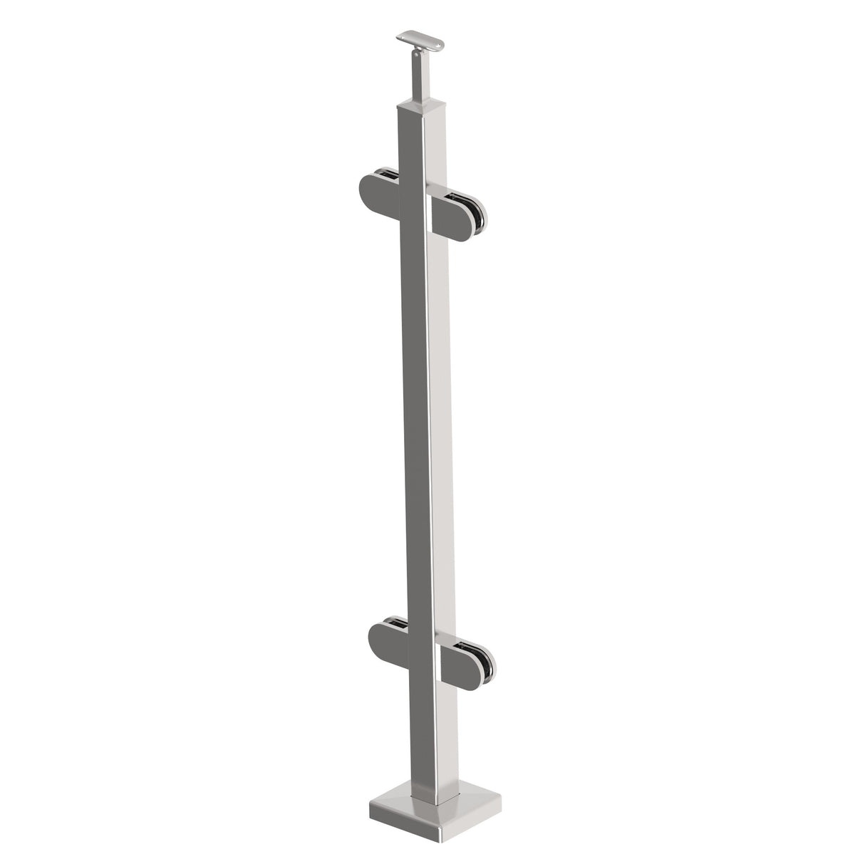 Stainless steel pole, VK-straight AISI304, 40x40x2