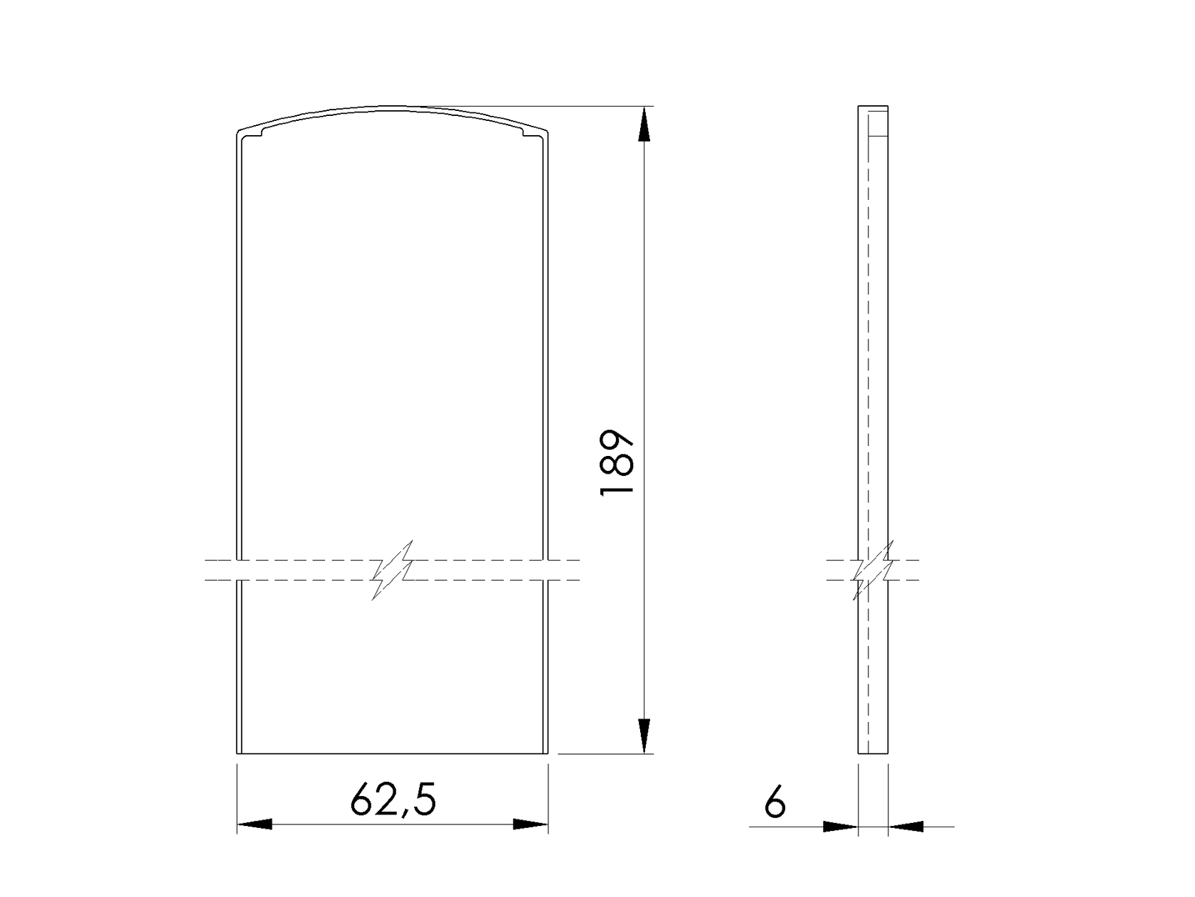 End cap for profile AL/0004-PRO-S-E for stairs