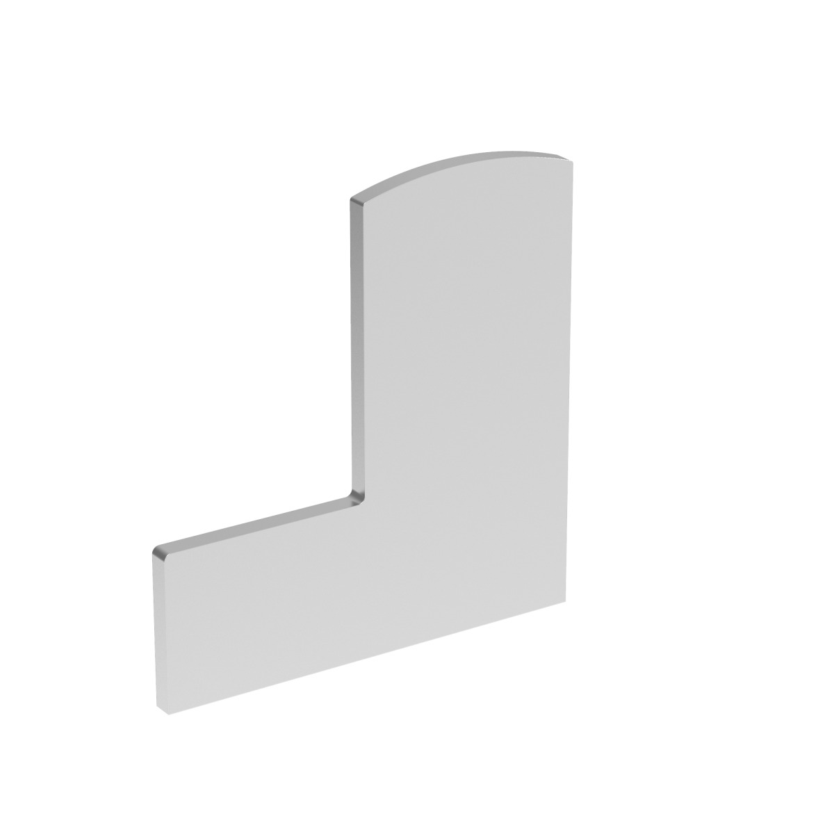 End cap for profile Al/0006-UNO-S-E