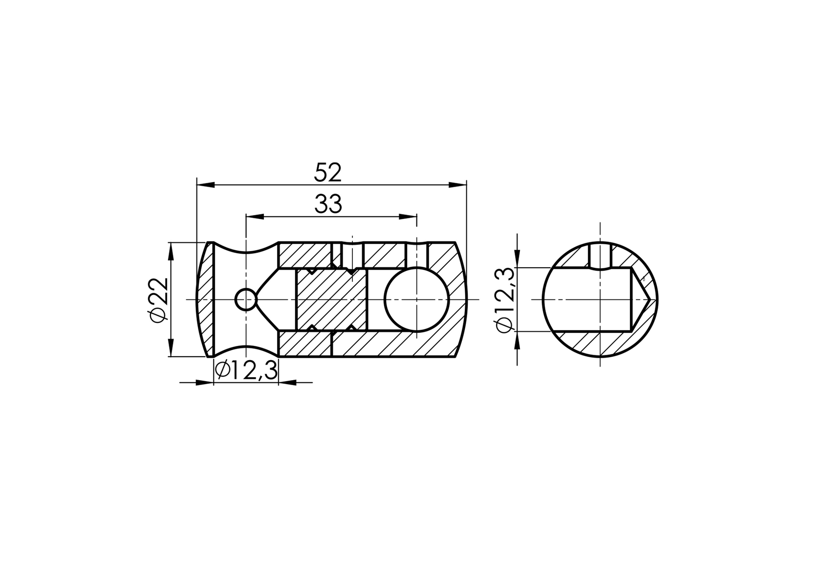 Vertical crossbar holder