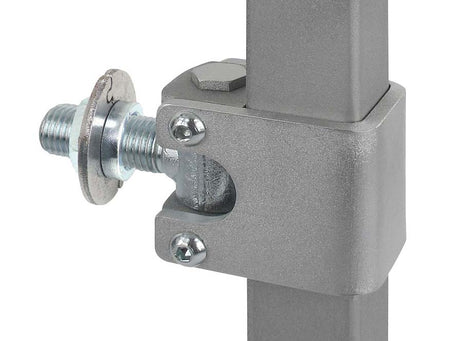 Adjustable hinge with swivel plate Zn, M20