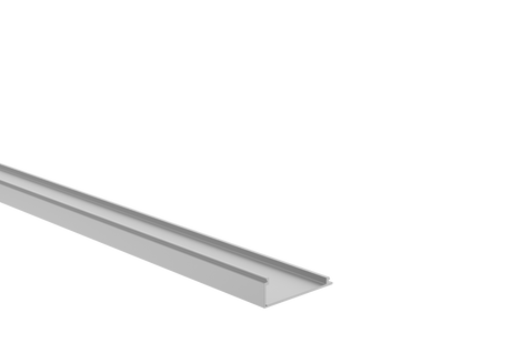 Aluminum fence adapter for panels filling 1-8mm - 6000mm cover strip