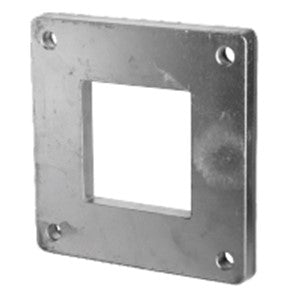 Aluminum return plate center for post 100x100 natural