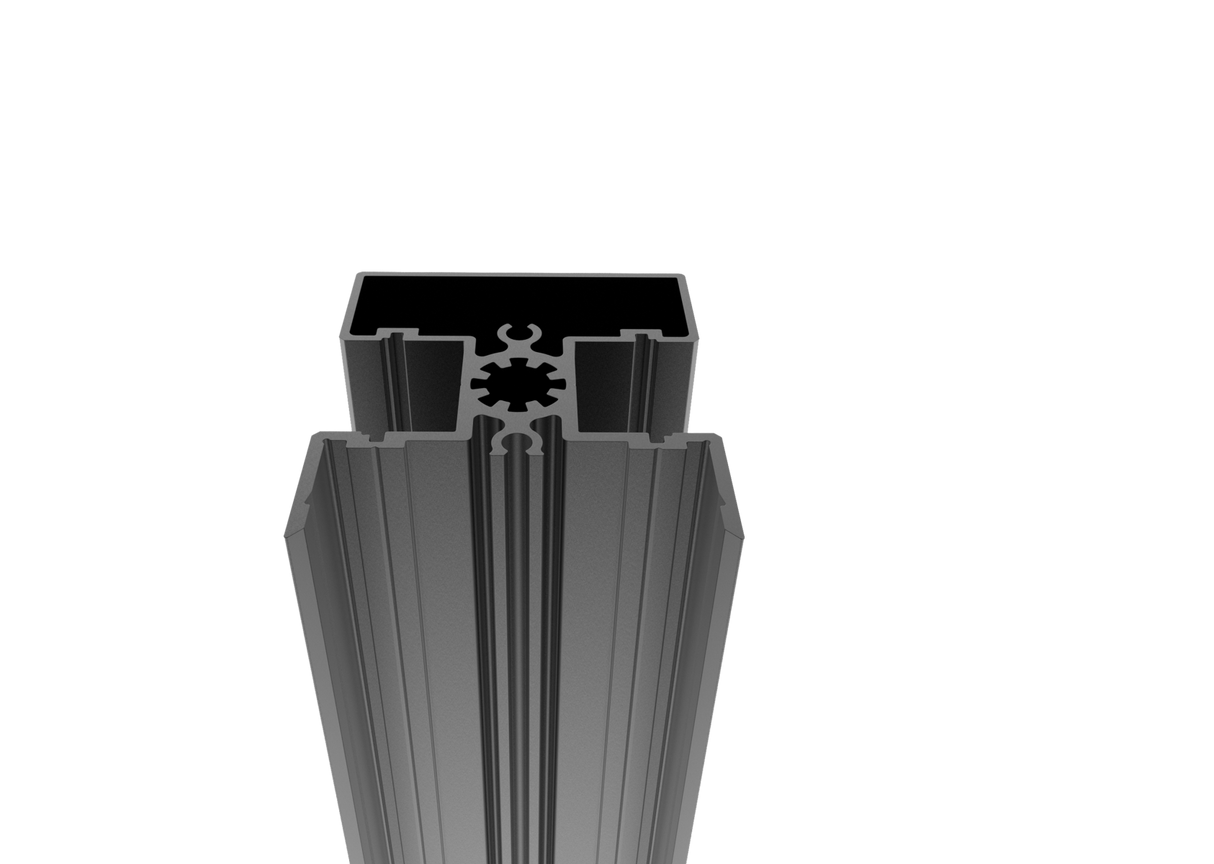 Aluminum fence post 50x60-6000mm R7016