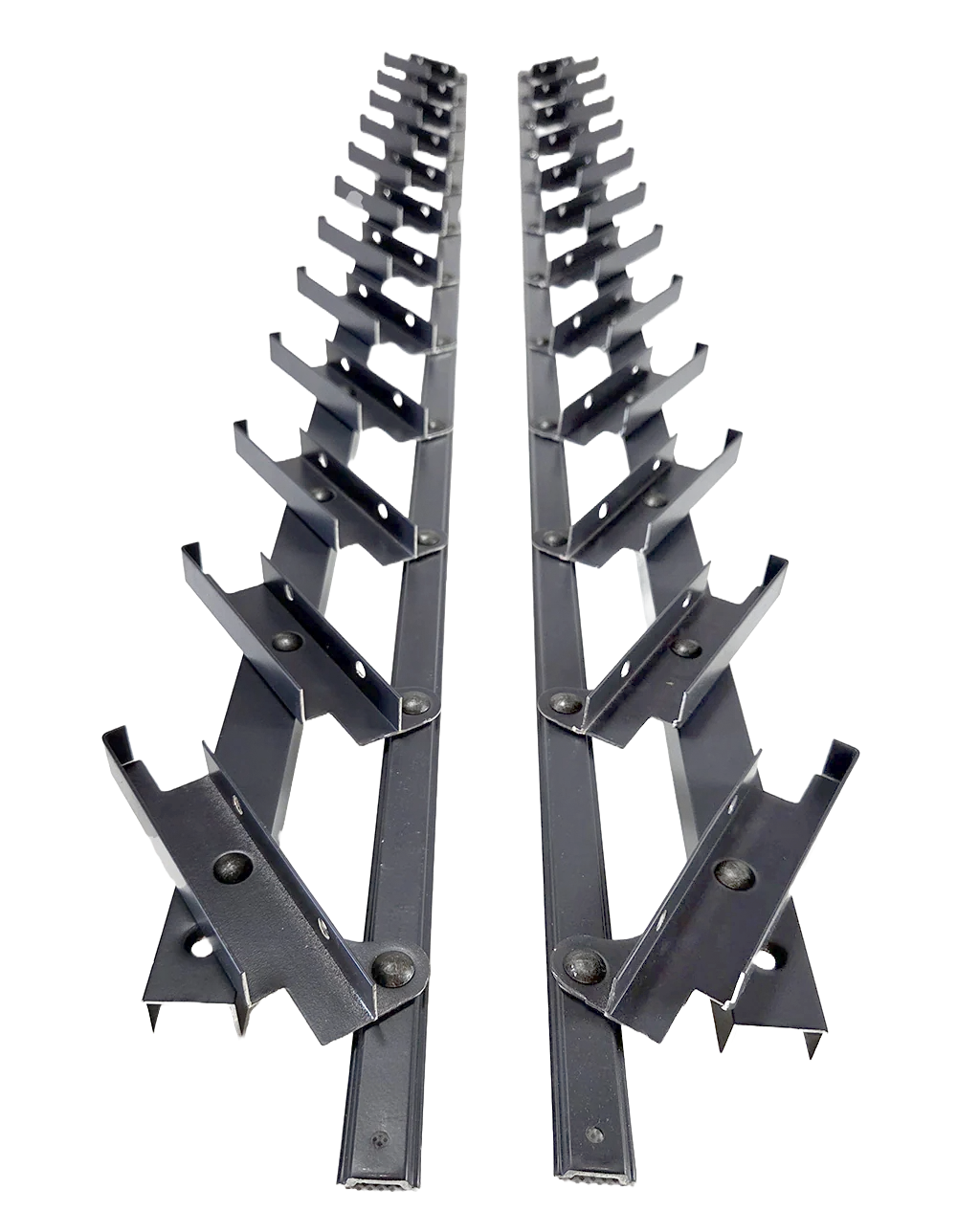 Movable aluminum system – vertical, louvered – pair (left + right)