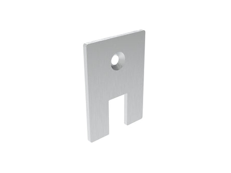 Glazing firm - end cap. glass t = 12mm