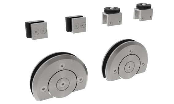 Fittings - sliding door AL/AISI304