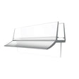 Floor "h" seal strip for glass door