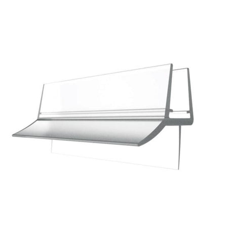 Floor "h" seal strip for glass door