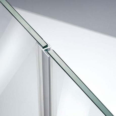 clip seal with wipe for glass door