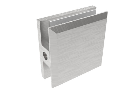 Glass clamp, Zamak, 45x45x20/T 8-10 mm