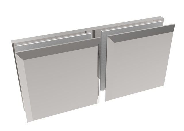 Glass clamp, Zamak, T 8-10 mm