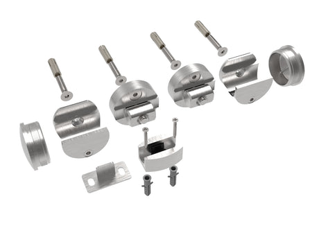 Anchoring cladding - sliding doors