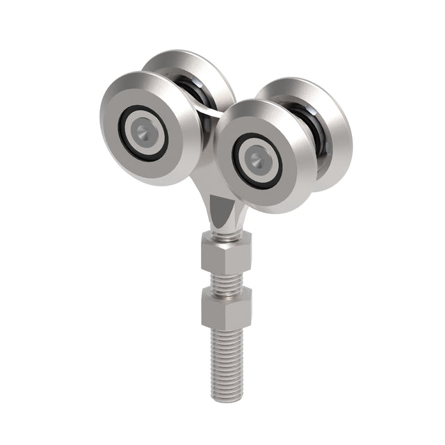 Gate roller track Zn, profile 42x54mm