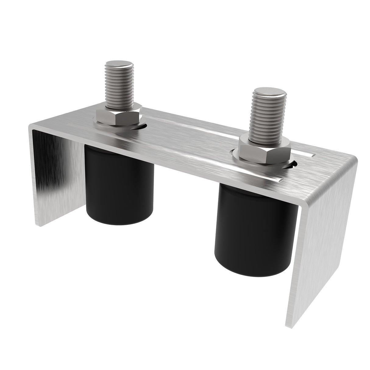 Top holder 2 rollers Zn, 145x57mm, D42