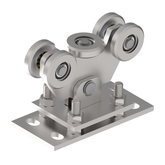 SET - Cantilever Gate Carriage profile 80x80mm