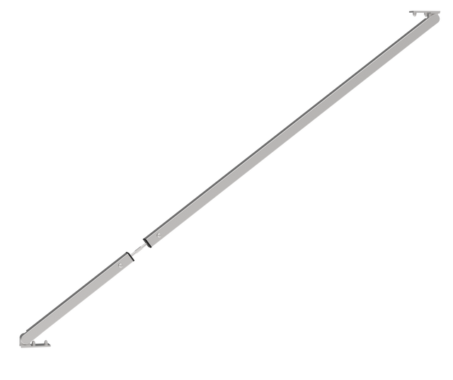 Napinák pre samonosnú bránu na profil 40x40