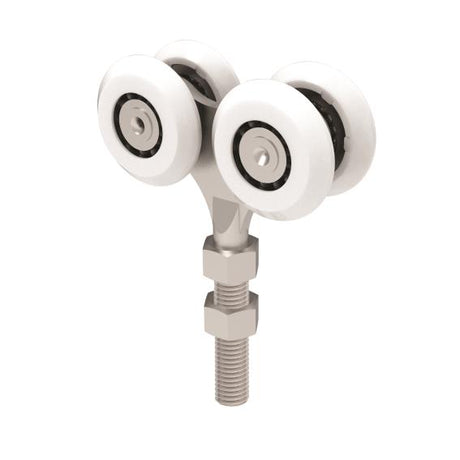 Gate roller track Nylon, profile 33x34mm