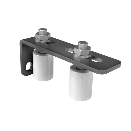 Wheel with bracket, Zn, anthracite