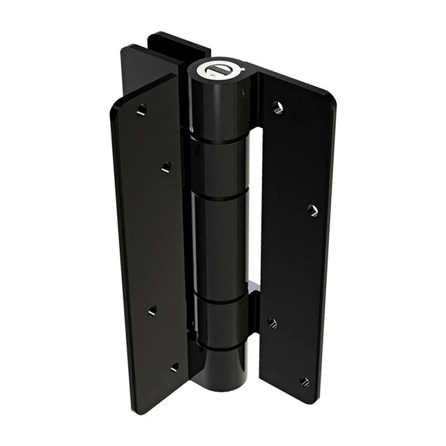 Spring hinge onesided, Aluminium, wall mounting