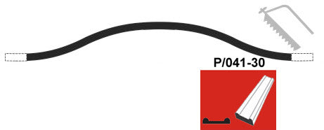 Lomený oblúk P/041-30x8, p200, L800-1000mm