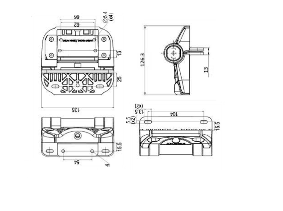 Hinge for heavy gates, with adjustable spring and stopper