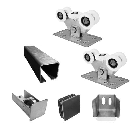 Cantilever sliding gate set up to 4m,NYLON 60x60mm