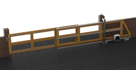 Telescopic system for cantilever gates, max 8m