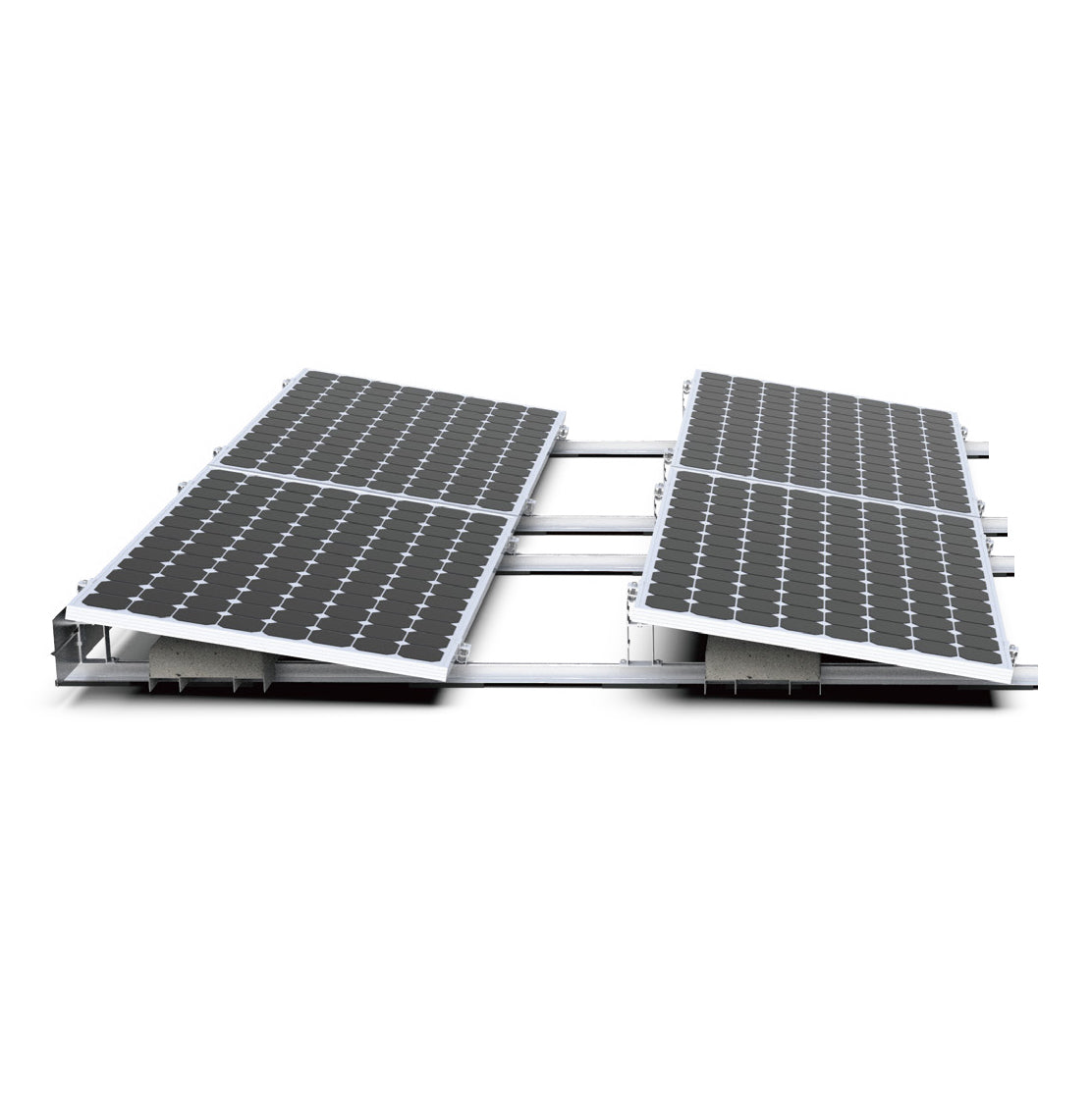 Set pre rovnú strechu 2x2 juh - ULT S 10°