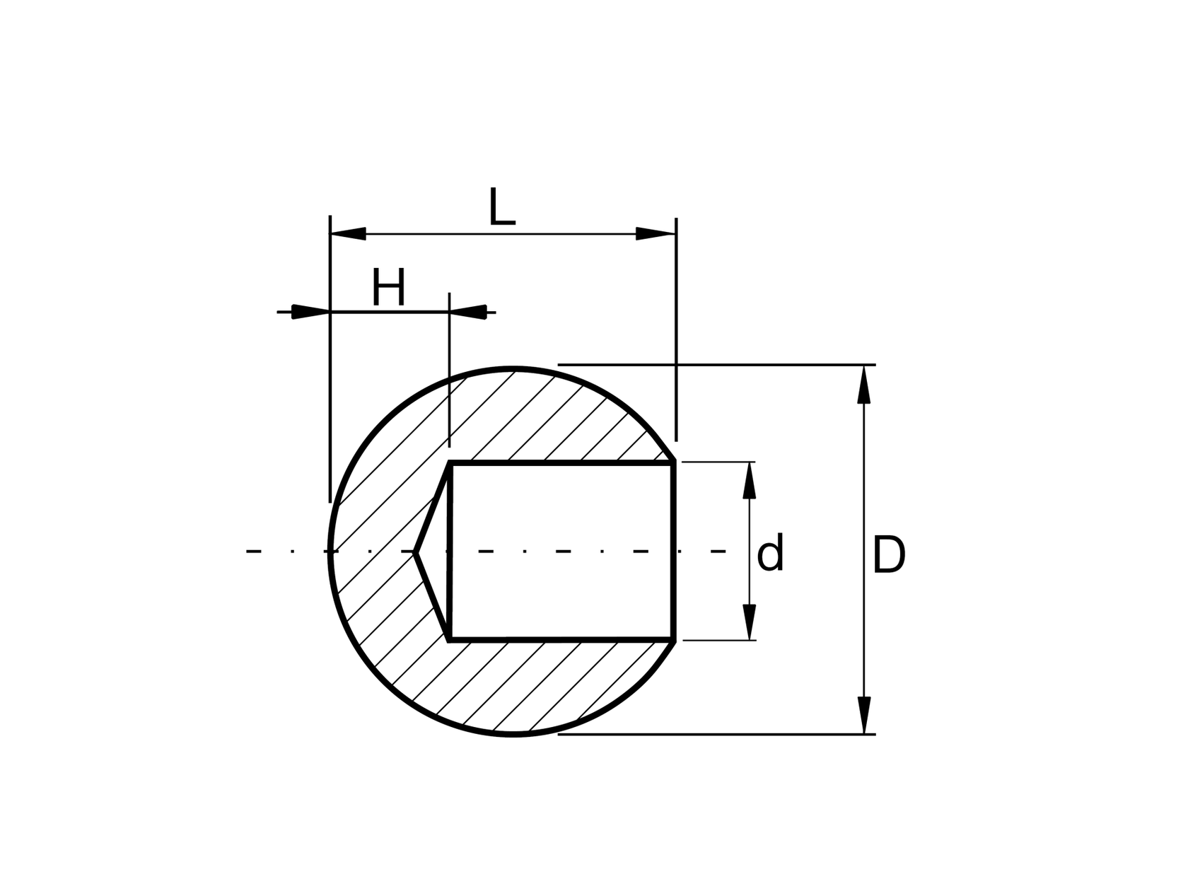 End cap, non-lacquered BUK(BEECH)