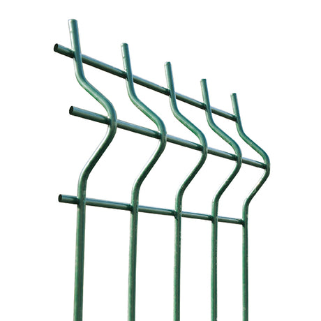 Welded panel fence ZnPVC 2500x1530x4mm green