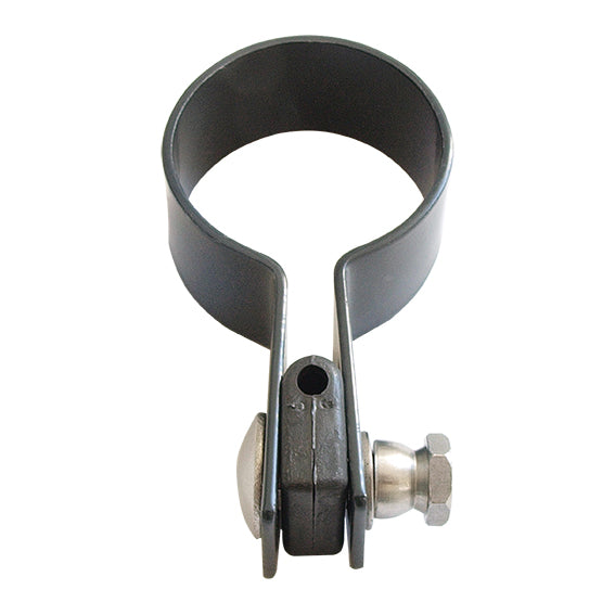 Objímka koncová na stĺpik ZnPVC D48mm antracit