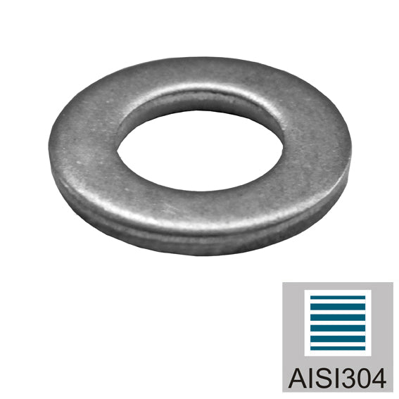 Plain washer, stainless steel, M8