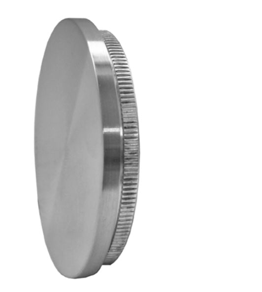 End cap, flat, solid