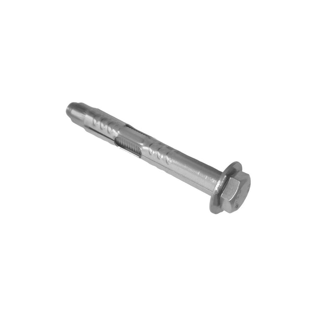 Stainless steel anchor for aluminum post flange